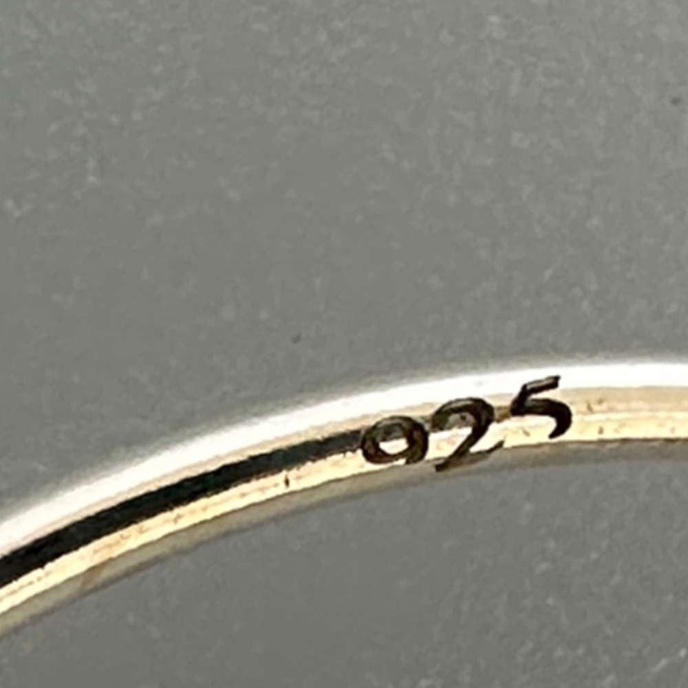 925 sterling Silver Hoops Drop Earrings - Picture 2 of 5